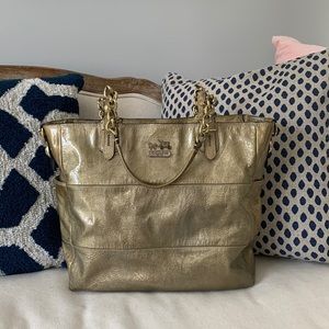 Coach Madison Patent Leather Tote